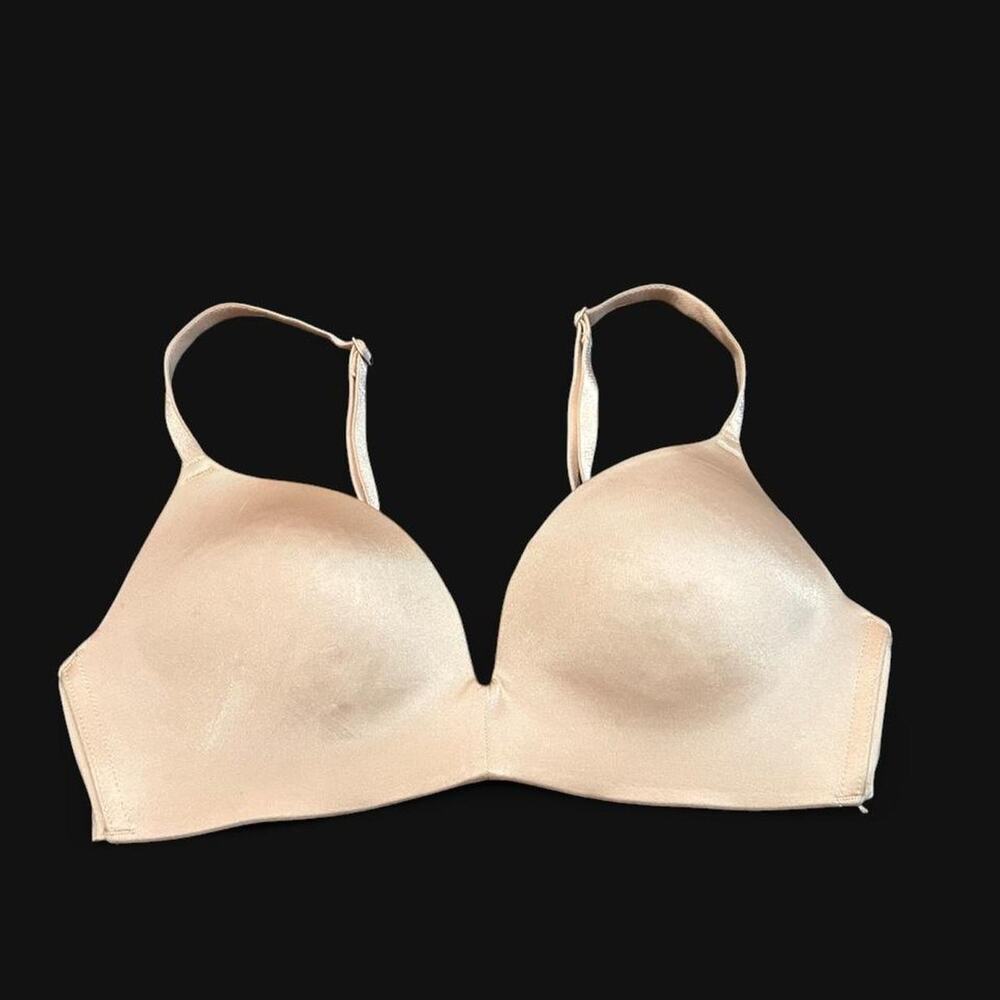 Nude wireless t shirt bra